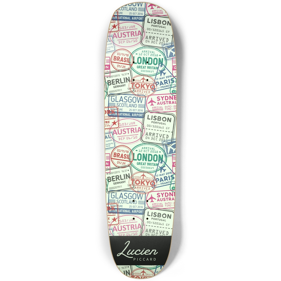 Lucien Piccard Bon Voyage GITD Skateboard
