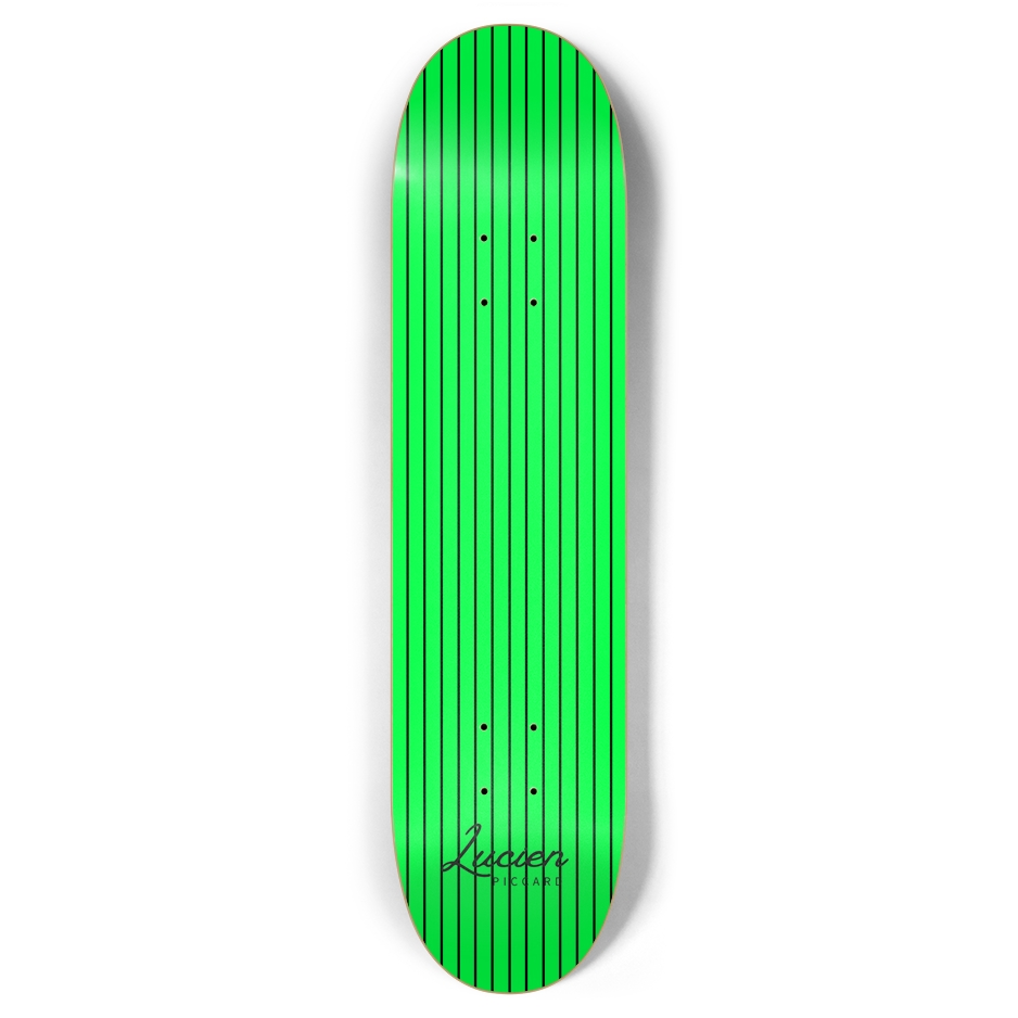 Lucien Piccard Striped GITD Skateboard