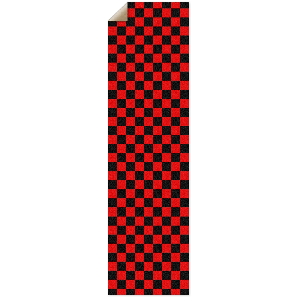 10 x 36 Inch Red Checkered Griptape