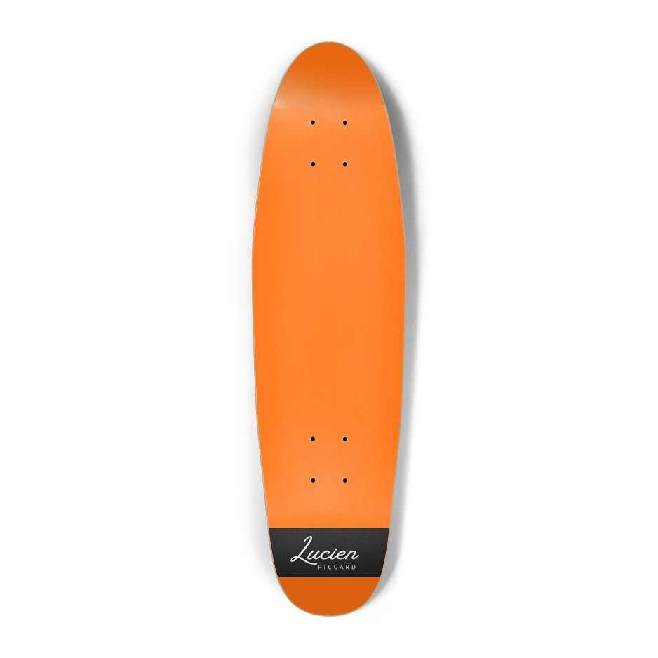 Lucien Piccard Orange Skateboard