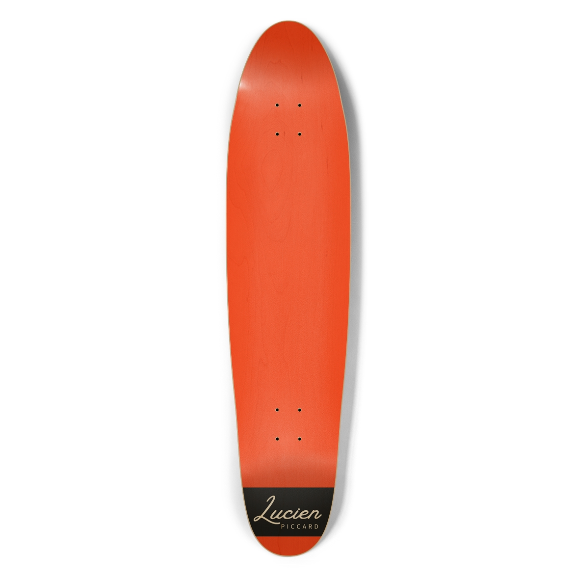 Lucien Piccard Burnt Orange Longboard