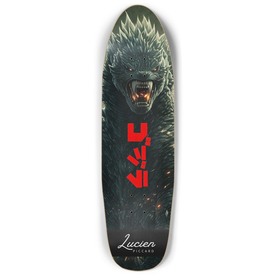 Lucien Piccard King of the Monsters Skateboard