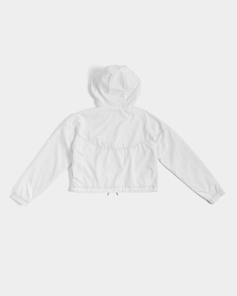 Lucien Piccard Original Logo Women's Cropped Windbreaker