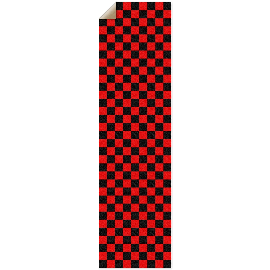 9 x 33 Inch Red Checkered Griptape