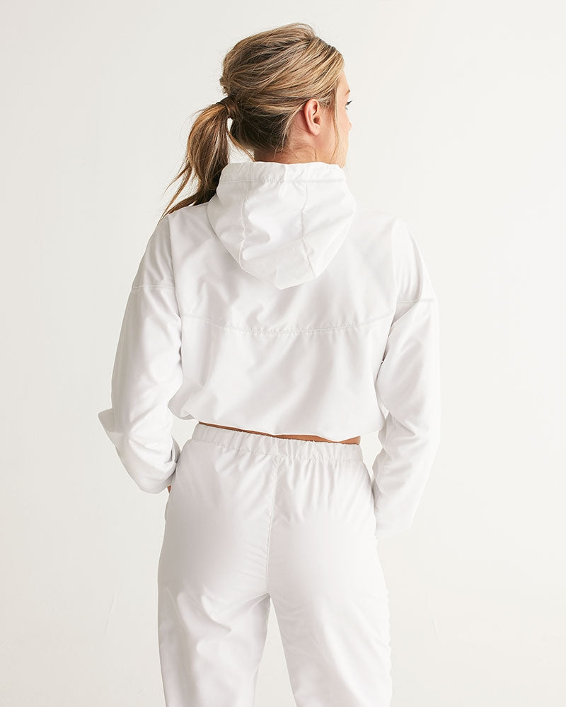 Lucien Piccard Original Logo Women's Cropped Windbreaker