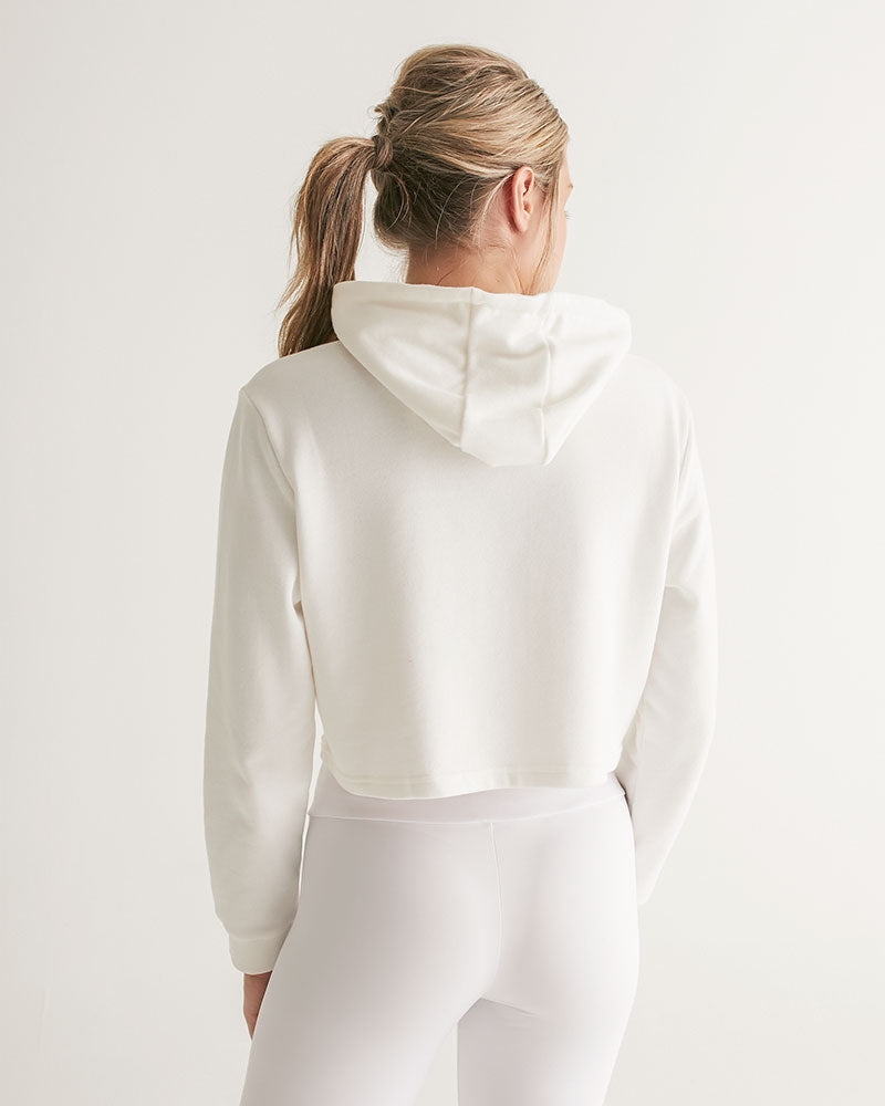 Lucien Piccard Original Logo Women's Cropped Hoodie