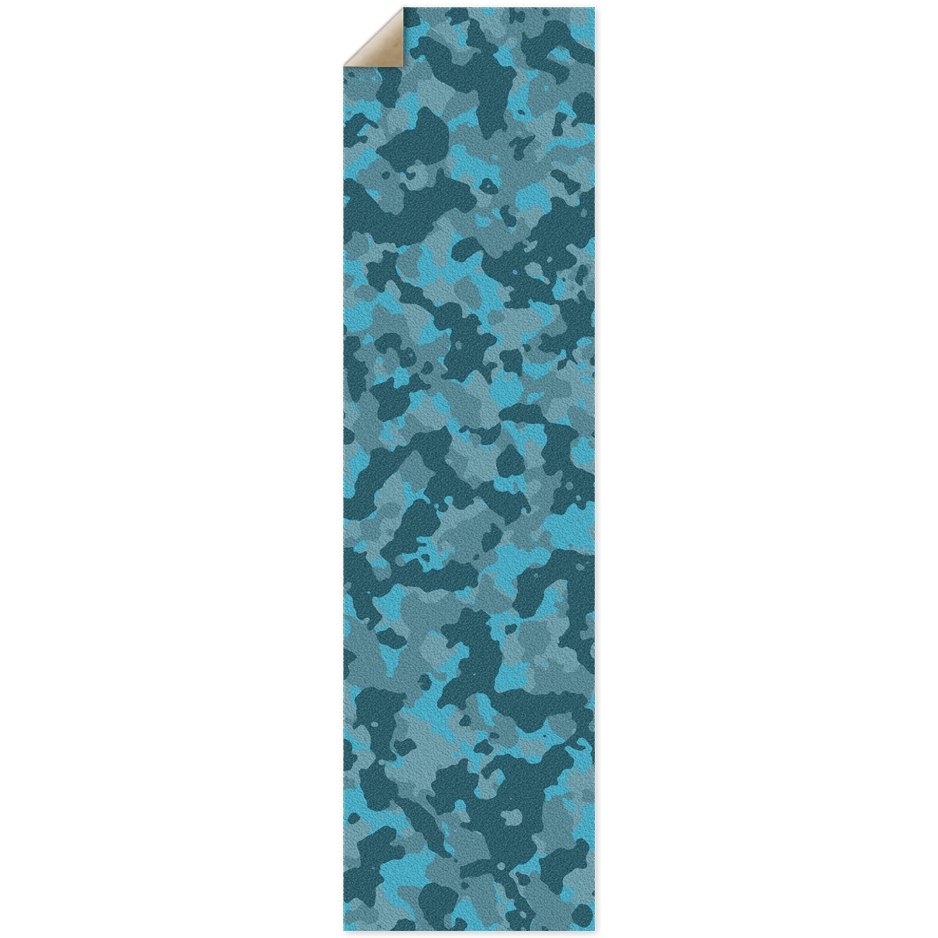 10 x 36 Inch Blue Camo Griptape