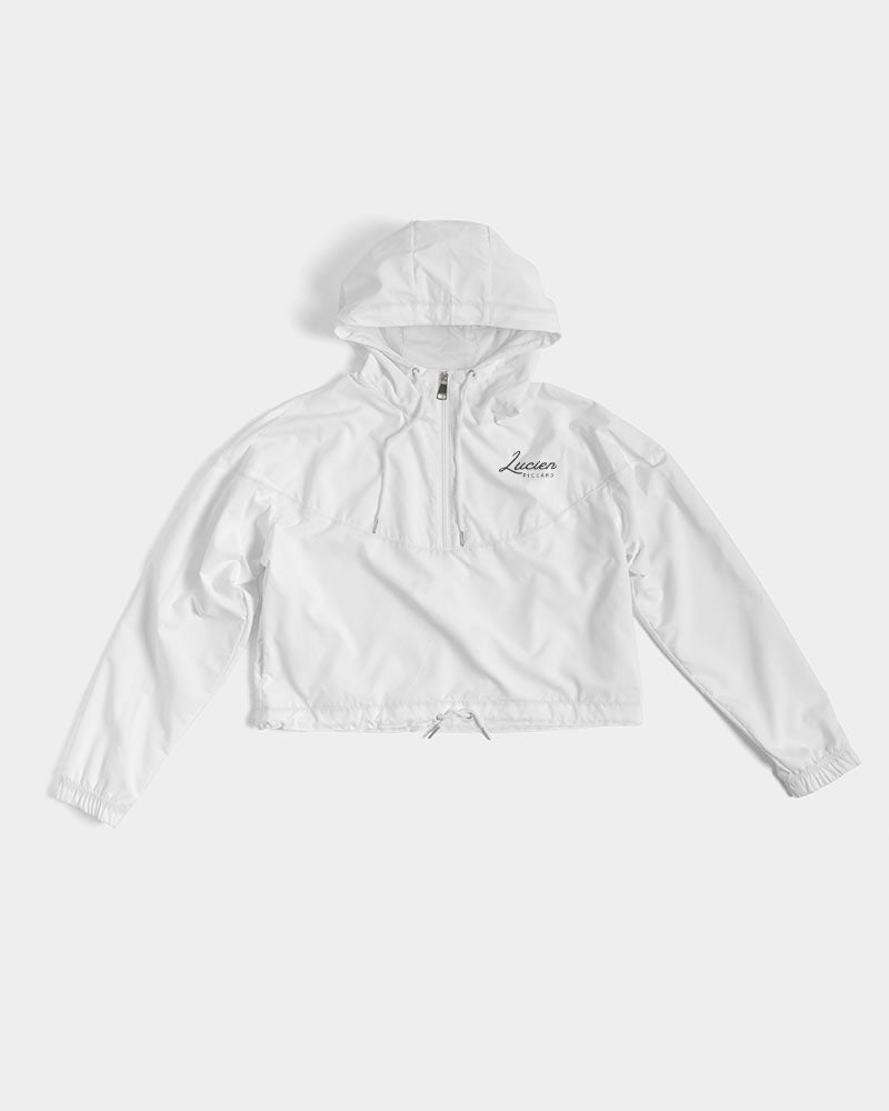 Lucien Piccard Original Logo Women's Cropped Windbreaker