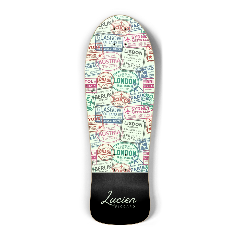 Lucien Piccard Bon Voyage GITD Skateboard