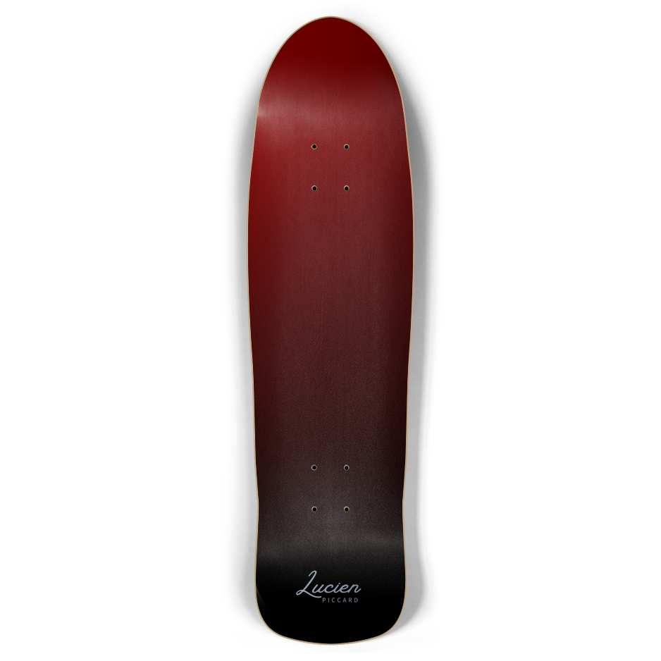 Lucien Piccard Red Fade-to-Black Skateboard