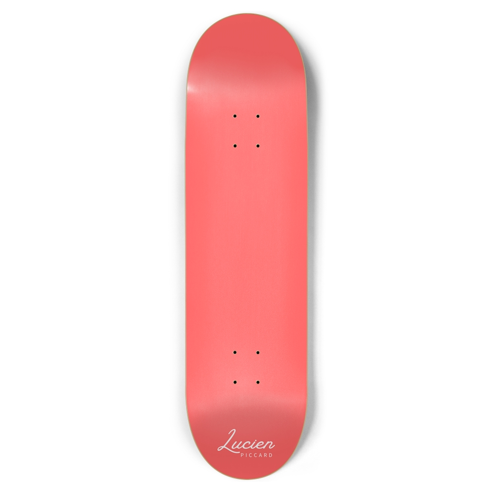 Lucien Piccard Salmon Skateboard
