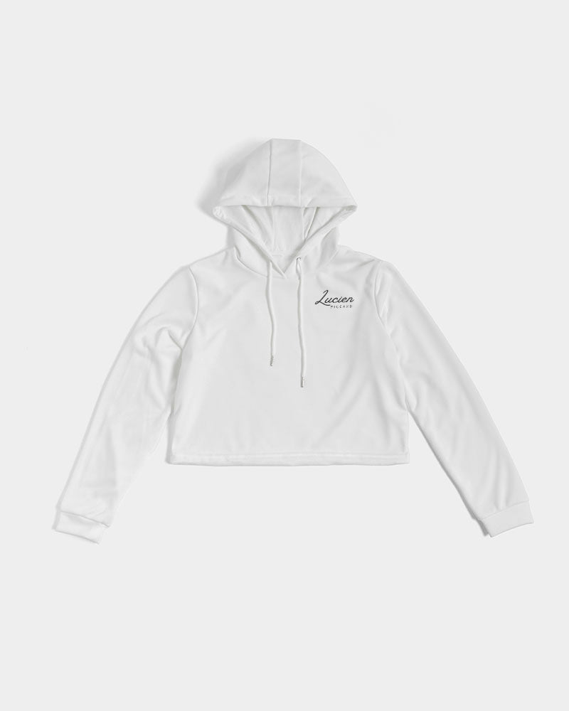 Lucien Piccard Original Logo Women's Cropped Hoodie